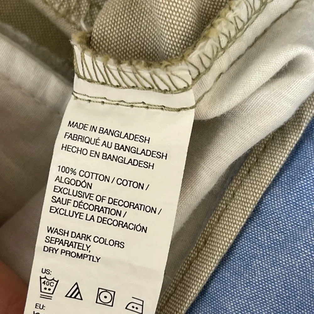 Izod Tan Cotton Chino‎ Shorts